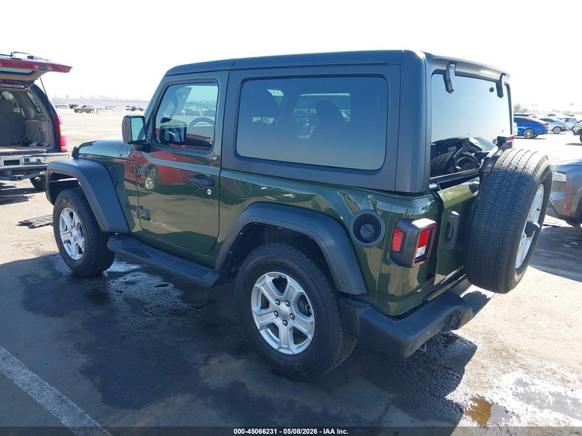 2021 Jeep Wrangler / VIN 1C4GJXAN9MW790710 IAAI salvage auction — REAR END, Salvage (Arizona), sold $10,900 on 2026-07-28 (photo 3)