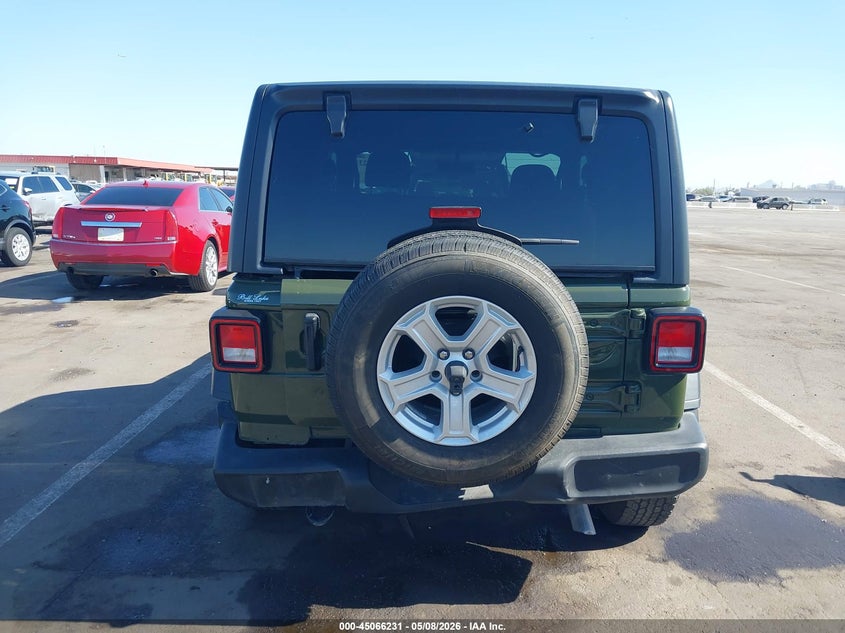 2021 Jeep Wrangler / VIN 1C4GJXAN9MW790710 IAAI salvage auction — REAR END, Salvage (Arizona), sold $10,900 on 2026-07-28 (photo 6)