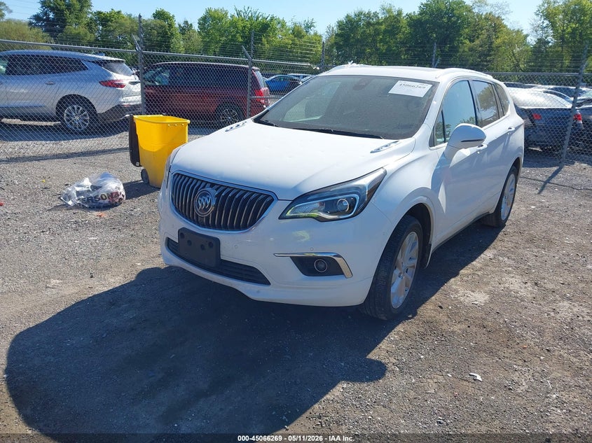 2017 Buick Envision VIN LRBFXFSX2HD127967 IAAI salvage auction — HAIL, Salvage (Iowa), sold $2,400 on 2026-07-06 (photo 2)