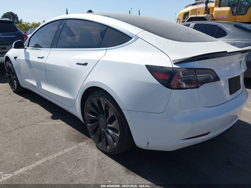 2019 Tesla Model 3 VIN 5YJ3E1EA1KF436379 IAAI salvage auction — RIGHT FRONT, Salvage (Arizona), sold $4,175 on 2026-07-16 (photo 3)