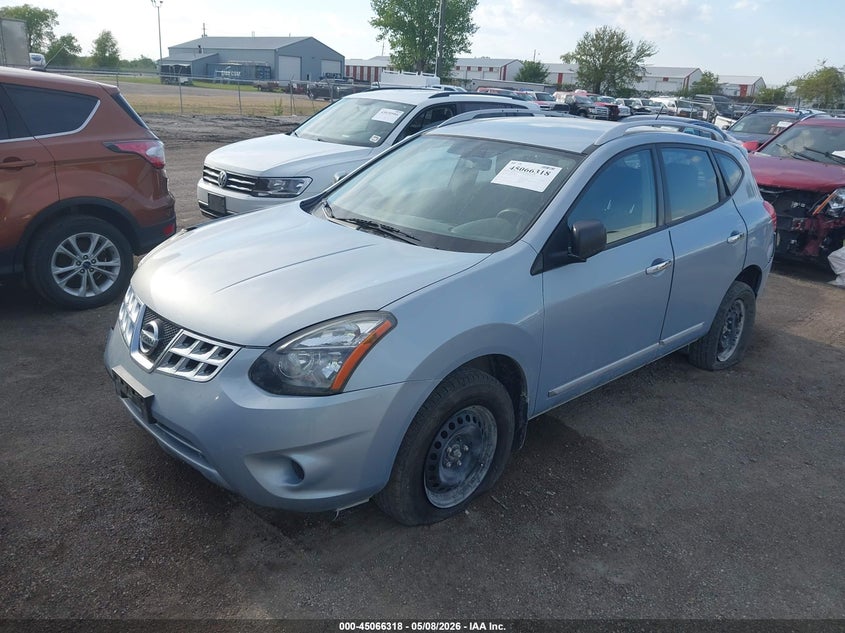 2015 Nissan Rogue VIN JN8AS5MV8FW259329 IAAI salvage auction — REAR END, Salvage (Iowa), sold $500 on 2026-07-20 (photo 2)