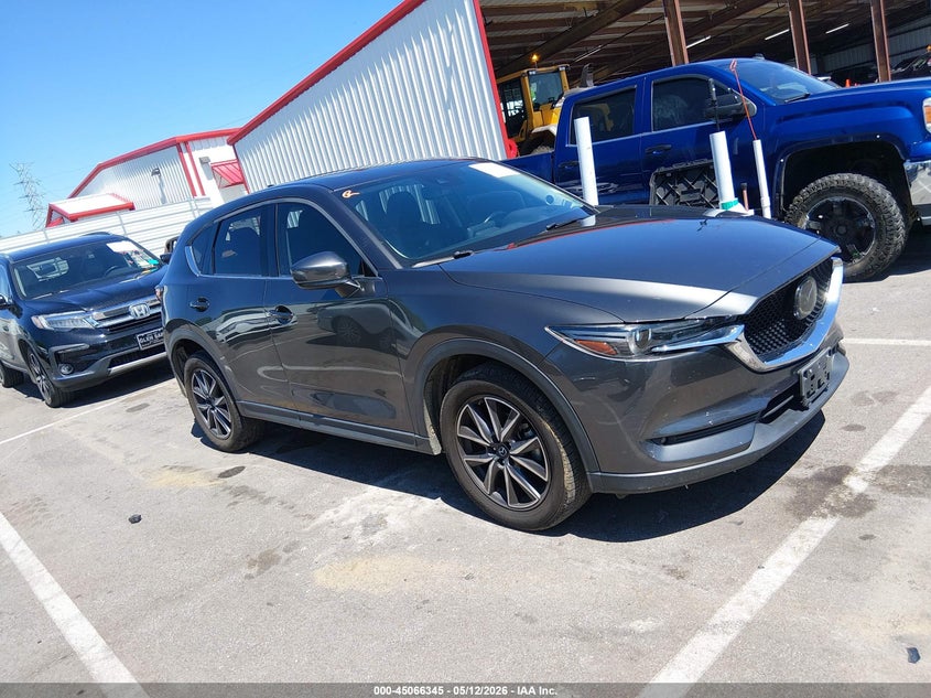 2018 Mazda Cx-5 VIN JM3KFADM7J1381682 IAAI salvage auction — REAR END, Salvage Title, sold $5,200 on 2026-07-31 (photo 1)