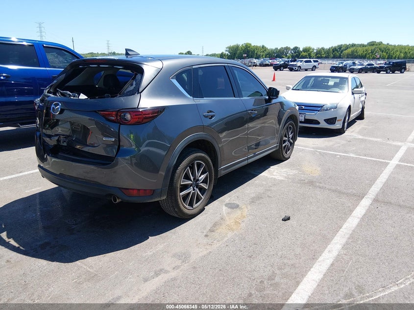 2018 Mazda Cx-5 VIN JM3KFADM7J1381682 IAAI salvage auction — REAR END, Salvage Title, sold $5,200 on 2026-07-31 (photo 4)