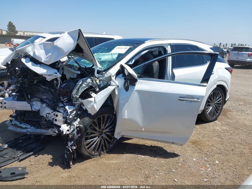 2023 Lexus Rx VIN 2T2BBMCA6PC022269 IAAI salvage auction — FRONT END, Salvage (California), sold $6,600 on 2026-07-29 (photo 2)