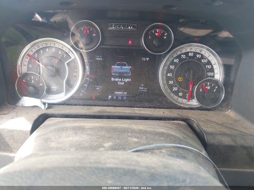 2014 Ram 1500 VIN 1C6RR6LT0ES396987 IAAI salvage auction — HAIL, Clear (Arkansas), sold $1,800 on 2026-07-09 (photo 7)