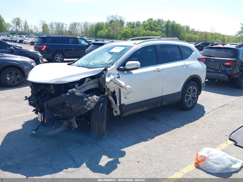 2021 Honda Cr-v VIN 7FART6H80ME003827 IAAI salvage auction — FRONT END, Scrap (Michigan), sold $3,475 on 2026-07-13 (photo 2)
