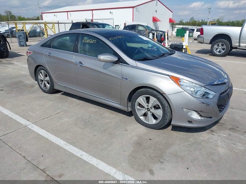 2011 Hyundai Sonata VIN KMHEC4A40BA014513 IAAI salvage auction — LEFT SIDE, Salvage (Indiana), sold $600 on 2026-07-17 (photo 1)