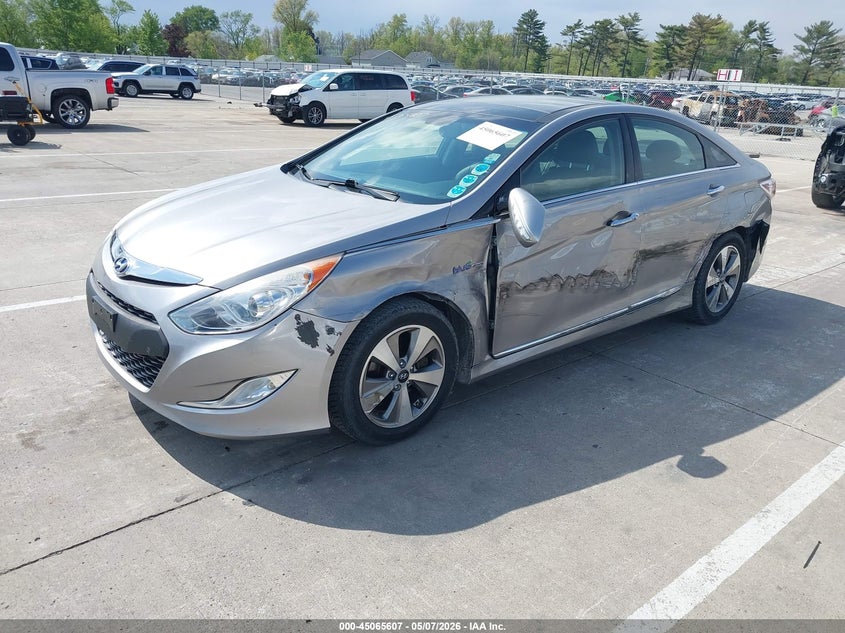2011 Hyundai Sonata VIN KMHEC4A40BA014513 IAAI salvage auction — LEFT SIDE, Salvage (Indiana), sold $600 on 2026-07-17 (photo 2)