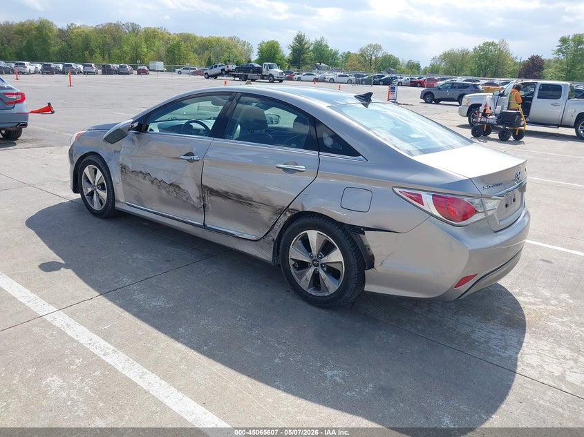 2011 Hyundai Sonata VIN KMHEC4A40BA014513 IAAI salvage auction — LEFT SIDE, Salvage (Indiana), sold $600 on 2026-07-17 (photo 3)