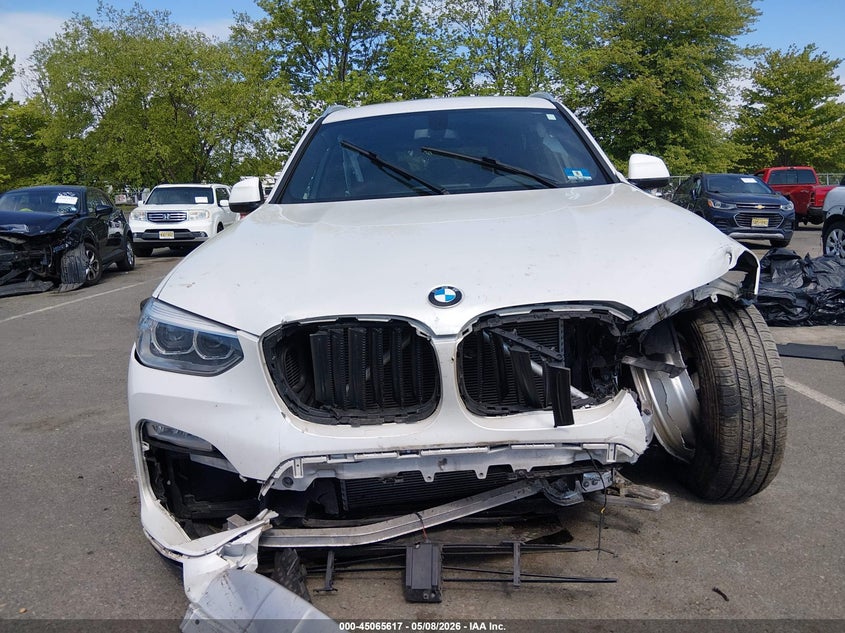 2018 BMW X3 VIN 5UXTR9C58JLD61119 IAAI salvage auction — FRONT END, Salvage (New Jersey), sold $2,150 on 2026-07-27 (photo 6)