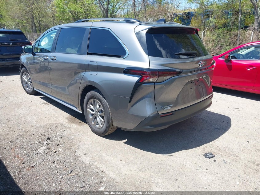 2026 Toyota Sienna VIN 5TDYSKFC4TS242771 IAAI salvage auction — FRONT END, Salvage (Rhode Island), sold $16,075 on 2026-07-14 (photo 3)