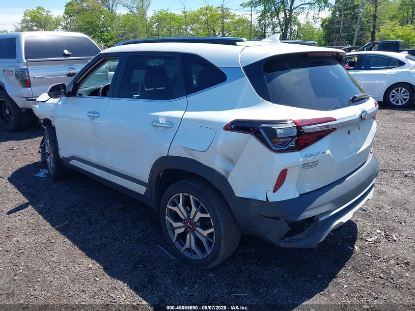 2021 Kia Seltos VIN KNDETCA21M7126847 IAAI salvage auction — FRONT END, Salvage (New Jersey), sold $3,000 on 2026-07-06 (photo 3)