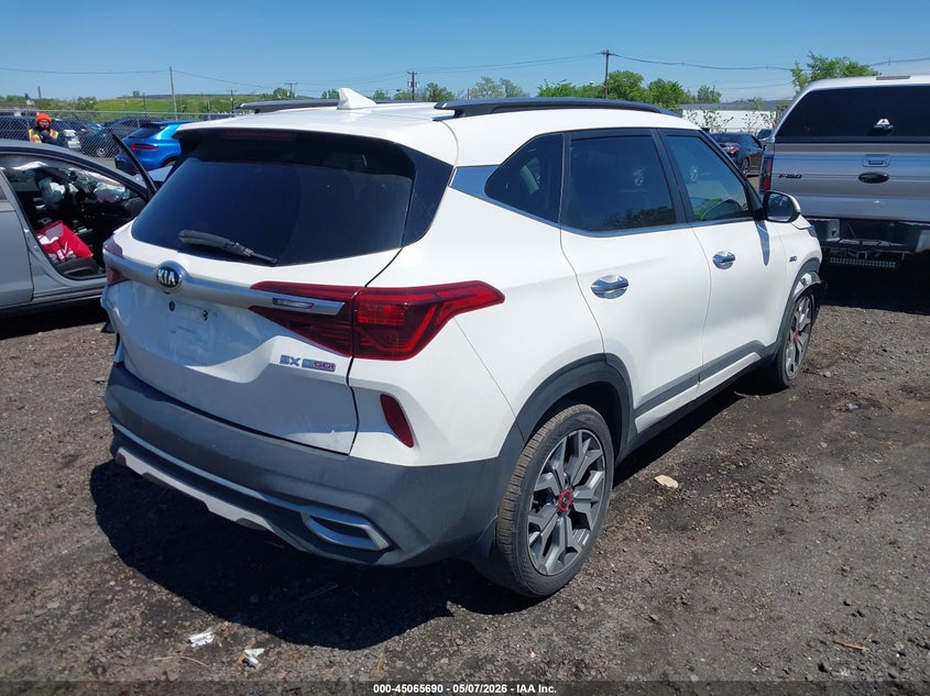 2021 Kia Seltos VIN KNDETCA21M7126847 IAAI salvage auction — FRONT END, Salvage (New Jersey), sold $3,000 on 2026-07-06 (photo 4)