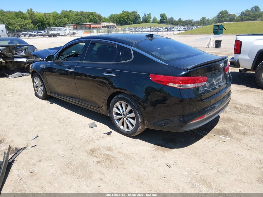 2018 Kia Optima VIN 5XXGU4L36JG198745 IAAI salvage auction — FRONT END, Salvage Title, sold $850 on 2026-07-15 (photo 3)