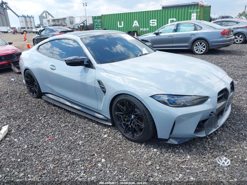2022 BMW M4 VIN WBS43AZ02NCK97076 IAAI salvage auction — FRONT END, Mv-907A (New York), sold $38,575 on 2026-07-06 (photo 1)