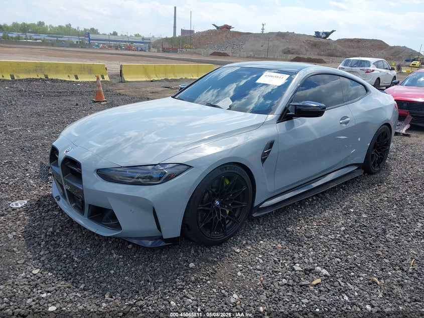 2022 BMW M4 VIN WBS43AZ02NCK97076 IAAI salvage auction — FRONT END, Mv-907A (New York), sold $38,575 on 2026-07-06 (photo 2)
