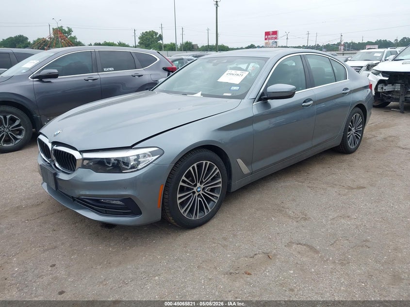 2018 BMW 5er VIN WBAJA7C56JWA74569 IAAI salvage auction — FRONT END, Original (Texas), sold $10,125 on 2026-07-08 (photo 2)