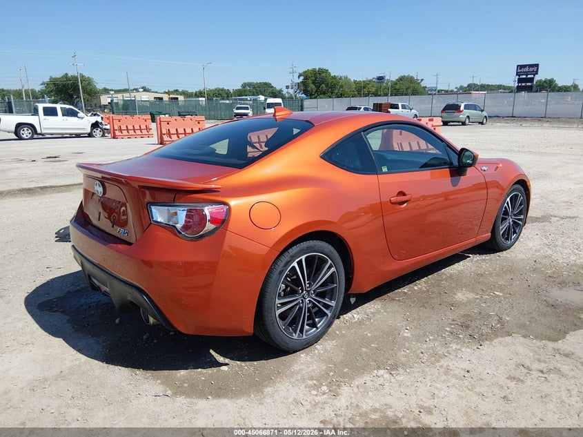 2015 Scion Fr-s VIN JF1ZNAA12F8708949 IAAI salvage auction — WATER/FLOOD, Salvage (Kansas), sold $3,050 on 2026-07-24 (photo 4)