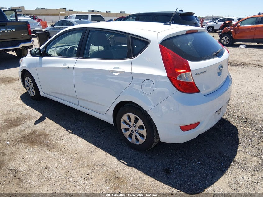 2017 Hyundai Accent VIN KMHCT5AE9HU307601 IAAI salvage auction — RIGHT SIDE, Salvage (Kansas), sold $475 on 2026-07-24 (photo 3)