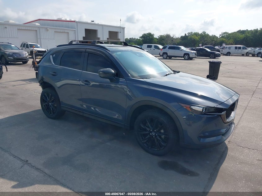 2021 Mazda Cx-5 VIN JM3KFACM5M0350958 IAAI salvage auction — REAR END, Rebuildable (Florida), sold $7,325 on 2026-07-08 (photo 1)