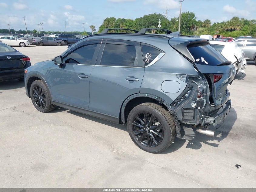 2021 Mazda Cx-5 VIN JM3KFACM5M0350958 IAAI salvage auction — REAR END, Rebuildable (Florida), sold $7,325 on 2026-07-08 (photo 3)