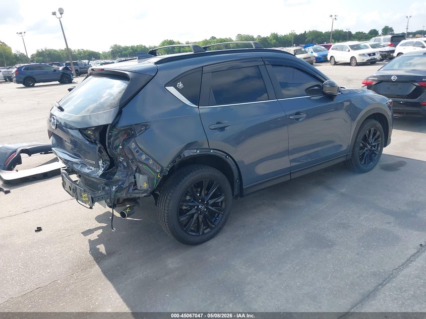 2021 Mazda Cx-5 VIN JM3KFACM5M0350958 IAAI salvage auction — REAR END, Rebuildable (Florida), sold $7,325 on 2026-07-08 (photo 4)