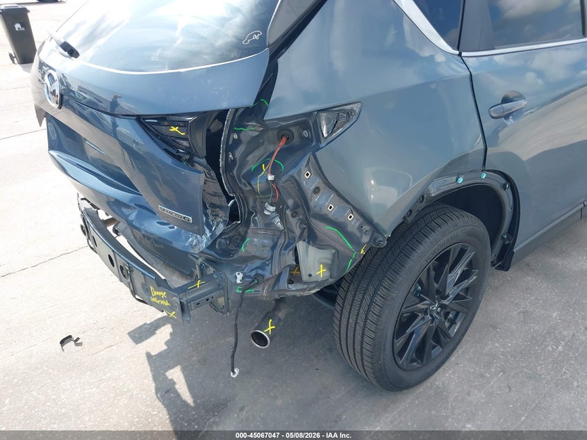 2021 Mazda Cx-5 VIN JM3KFACM5M0350958 IAAI salvage auction — REAR END, Rebuildable (Florida), sold $7,325 on 2026-07-08 (photo 6)