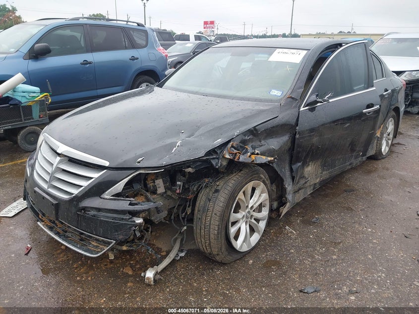 2013 Hyundai Genesis VIN KMHGC4DD7DU244409 IAAI salvage auction — FRONT END, Salvage (Texas), sold $550 on 2026-07-29 (photo 6)