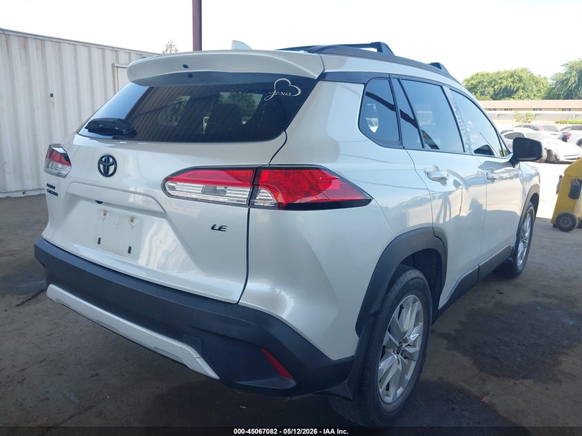 2022 Toyota Corolla cross VIN 7MUBAAAG3NV013861 IAAI salvage auction — FRONT END, Salvage (California), sold $7,800 on 2026-07-21 (photo 4)