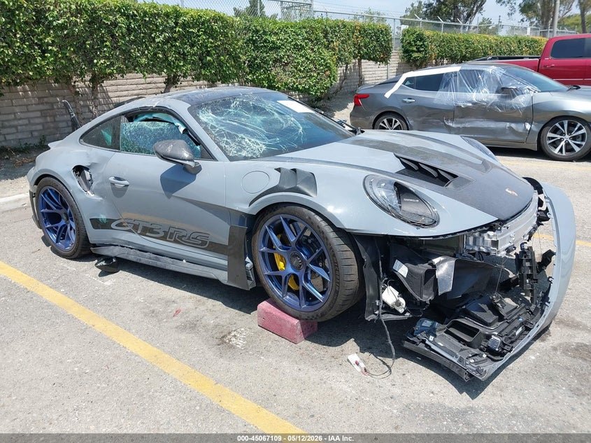 2025 Porsche 911 VIN WP0AF2A98SS279703 IAAI salvage auction — ROLLOVER, Salvage (California), sold $61,500 on 2026-07-21 (photo 1)