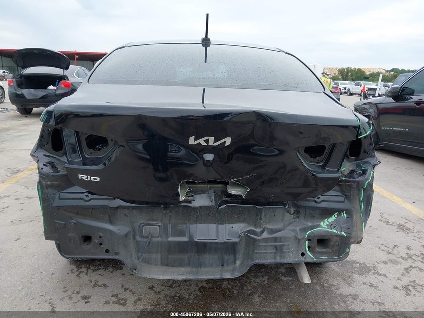 2023 Kia Rio VIN 3KPA24AD1PE619859 IAAI salvage auction — REAR END, Original (Texas), sold $2,400 on 2026-07-09 (photo 6)
