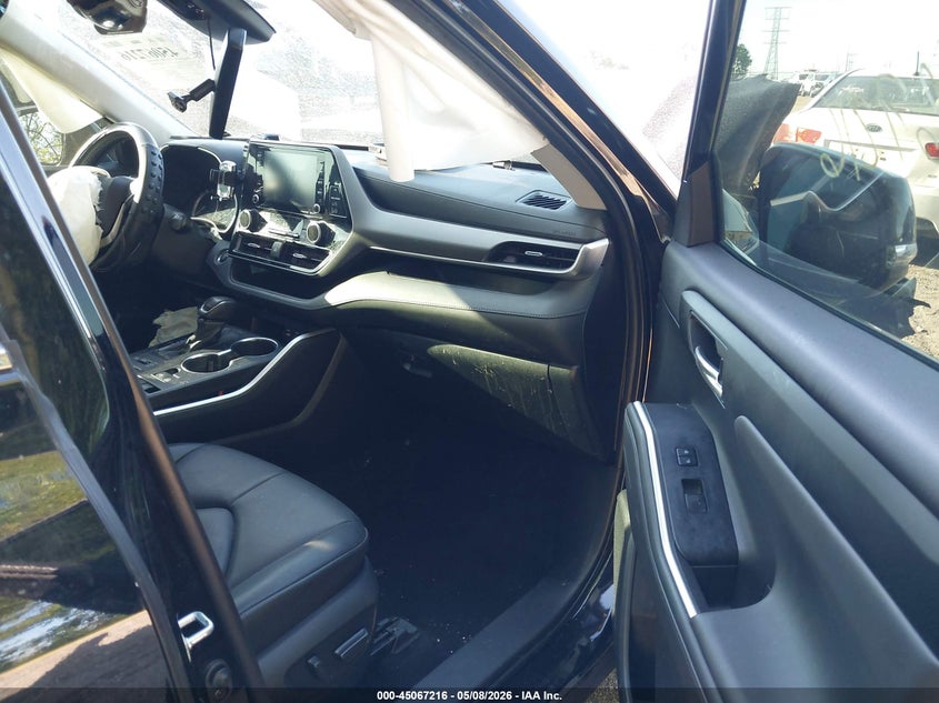 2022 Toyota Highlander VIN 5TDGZRBH1NS178256 IAAI salvage auction — FRONT END, Salvage (Indiana), sold $11,650 on 2026-07-08 (photo 5)