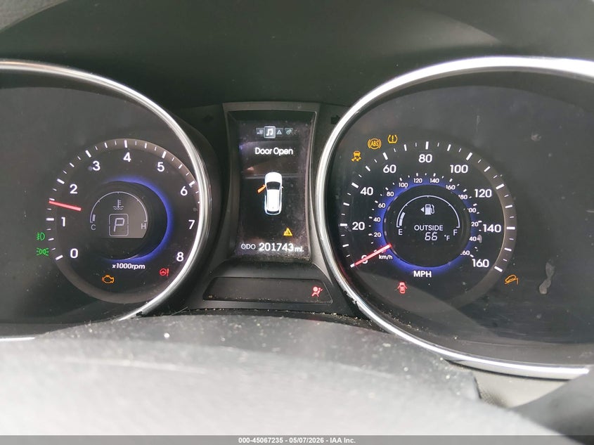 2013 Hyundai Santa fe VIN KM8SRDHF5DU032855 IAAI salvage auction — RIGHT FRONT, Salvage (Illinois), sold $1,125 on 2026-07-15 (photo 7)