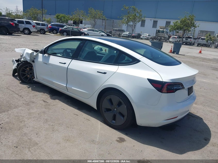2023 Tesla Model 3 VIN 5YJ3E1EA8PF479804 IAAI salvage auction — LEFT FRONT, Salvage (Arizona), sold $5,100 on 2026-07-06 (photo 3)