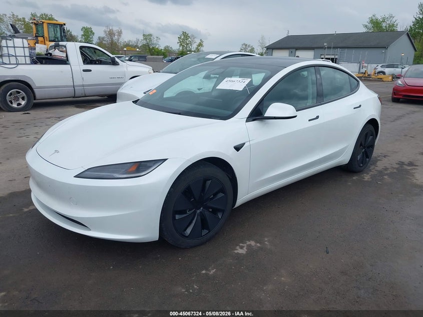 2025 Tesla Model 3 VIN 5YJ3E1EB9SF061060 IAAI salvage auction — HAIL, Salvage (Ohio), sold $21,250 on 2026-07-07 (photo 2)