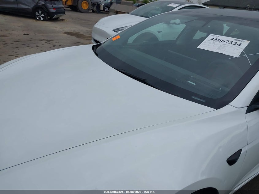 2025 Tesla Model 3 VIN 5YJ3E1EB9SF061060 IAAI salvage auction — HAIL, Salvage (Ohio), sold $21,250 on 2026-07-07 (photo 6)
