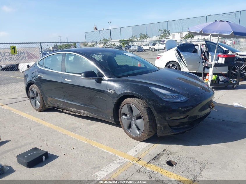 2018 Tesla Model 3 VIN 5YJ3E1EB1JF127910 IAAI salvage auction — FRONT END, Salvage (California), sold $4,550 on 2026-07-29 (photo 1)