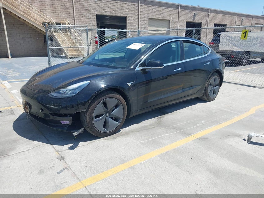 2018 Tesla Model 3 VIN 5YJ3E1EB1JF127910 IAAI salvage auction — FRONT END, Salvage (California), sold $4,550 on 2026-07-29 (photo 2)