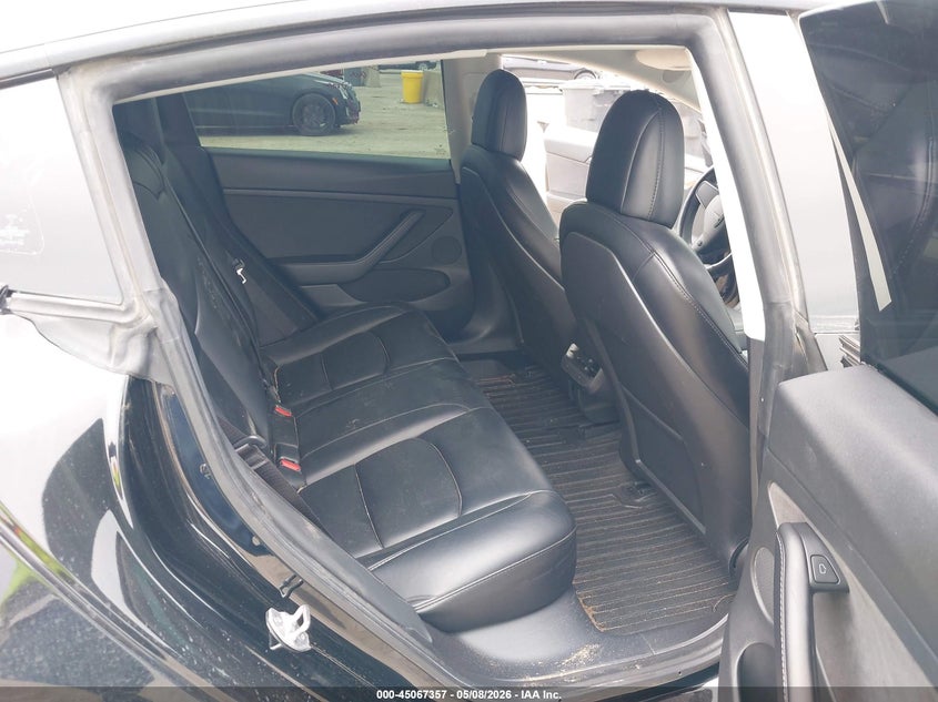 2021 Tesla Model 3 VIN 5YJ3E1EA4MF095109 IAAI salvage auction — RIGHT FRONT, Salvage (Texas), sold $4,300 on 2026-07-08 (photo 8)