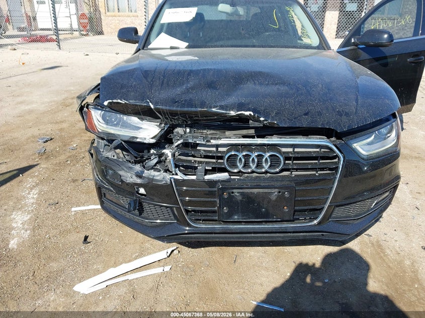 2014 Audi A4 VIN WAUFFAFL5EN022132 IAAI salvage auction — FRONT END, Clear (Wisconsin), sold $2,200 on 2026-07-14 (photo 6)