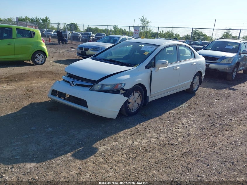 2008 Honda Civic VIN JHMFA36278S006040 IAAI salvage auction — RIGHT FRONT, Clear (Indiana), sold $275 on 2026-07-09 (photo 2)