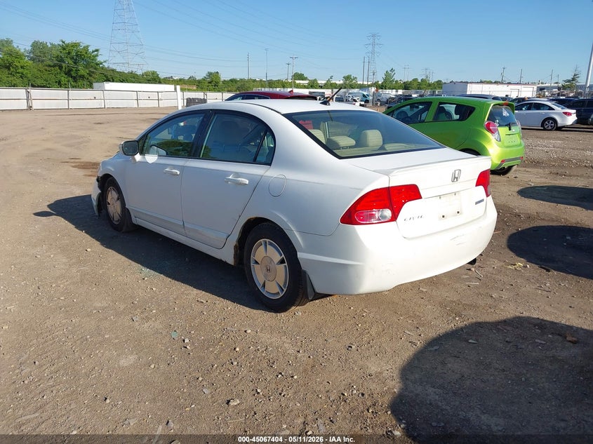 2008 Honda Civic VIN JHMFA36278S006040 IAAI salvage auction — RIGHT FRONT, Clear (Indiana), sold $275 on 2026-07-09 (photo 3)