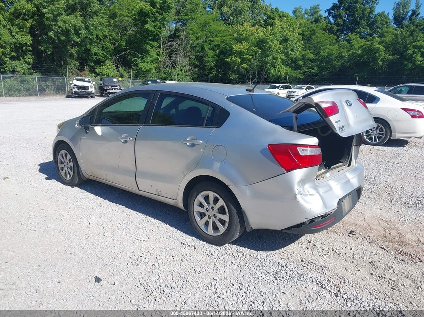 2015 Kia Rio VIN KNADM4A32F6451410 IAAI salvage auction — REAR END, Salvage (Kentucky), sold $300 on 2026-07-28 (photo 3)