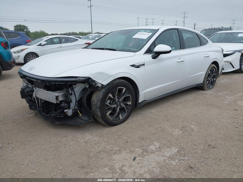2025 Hyundai Sonata VIN KMHL64JA3SA493174 IAAI salvage auction — LEFT FRONT, Non-Repairable (Texas), sold $7,800 on 2026-07-06 (photo 2)