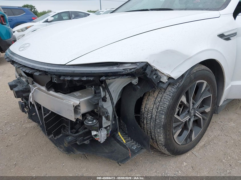 2025 Hyundai Sonata VIN KMHL64JA3SA493174 IAAI salvage auction — LEFT FRONT, Non-Repairable (Texas), sold $7,800 on 2026-07-06 (photo 6)