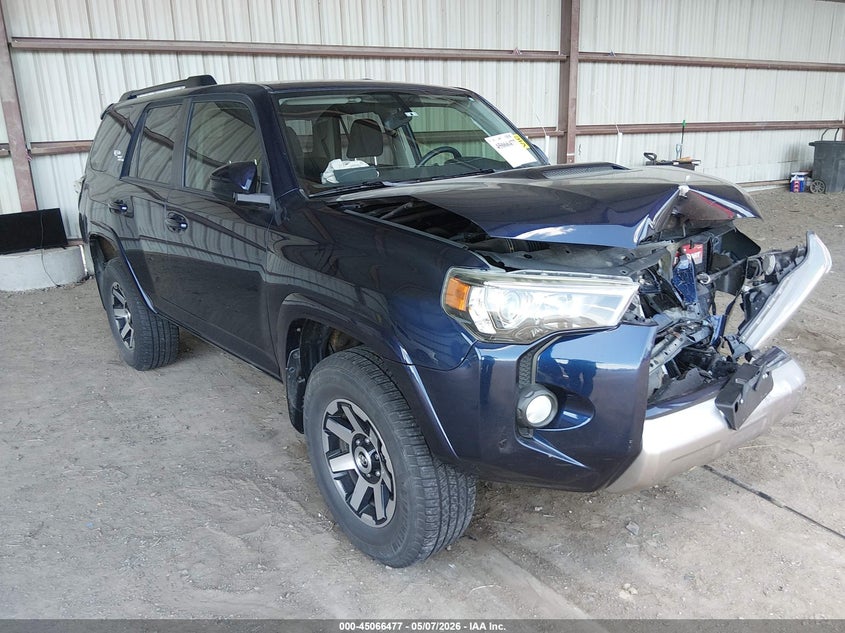 2019 Toyota 4runner VIN JTEBU5JR3K5678413 IAAI salvage auction — FRONT END, Salvage (Nebraska), sold $7,300 on 2026-07-16 (photo 1)