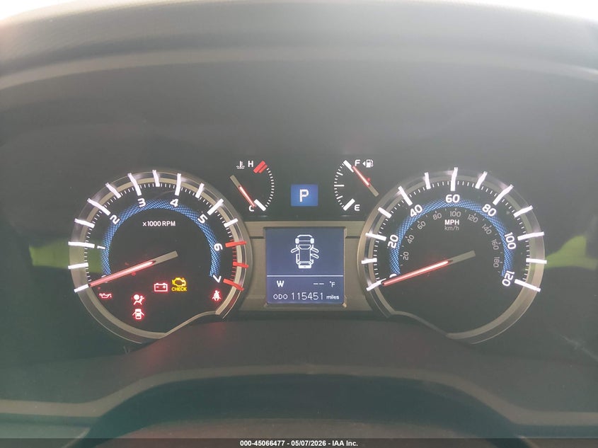 2019 Toyota 4runner VIN JTEBU5JR3K5678413 IAAI salvage auction — FRONT END, Salvage (Nebraska), sold $7,300 on 2026-07-16 (photo 7)