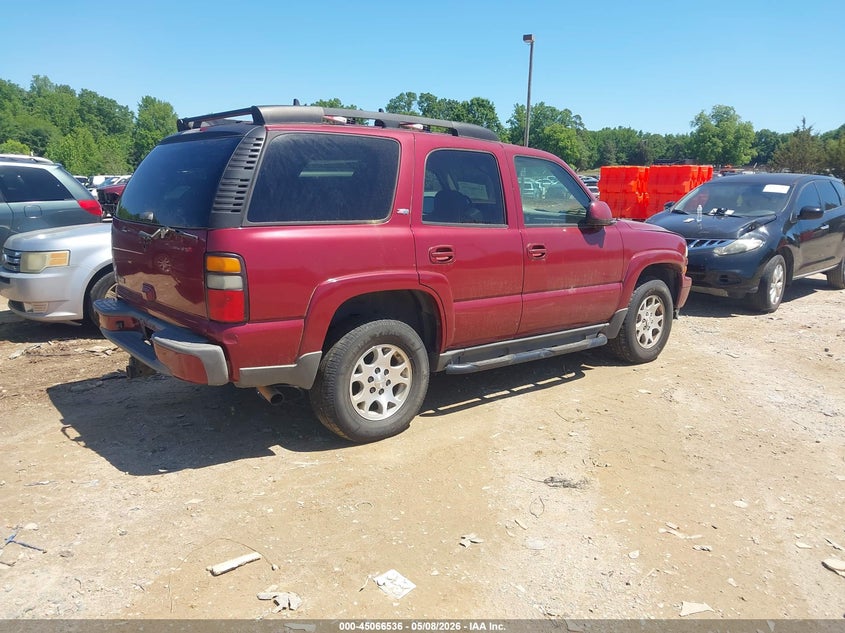 2006 Chevrolet Tahoe VIN 1GNEK13T66R115631 IAAI salvage auction — NORMAL WEAR, Clear-Dealer Only (North Carolina), sold $750 on 2026-07-06 (photo 4)