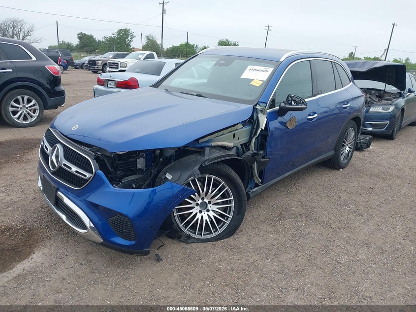2025 Mercedes-benz Glc VIN W1NKM4GB7SF405874 IAAI salvage auction — FRONT END, Original (Texas), sold $19,000 on 2026-07-21 (photo 2)