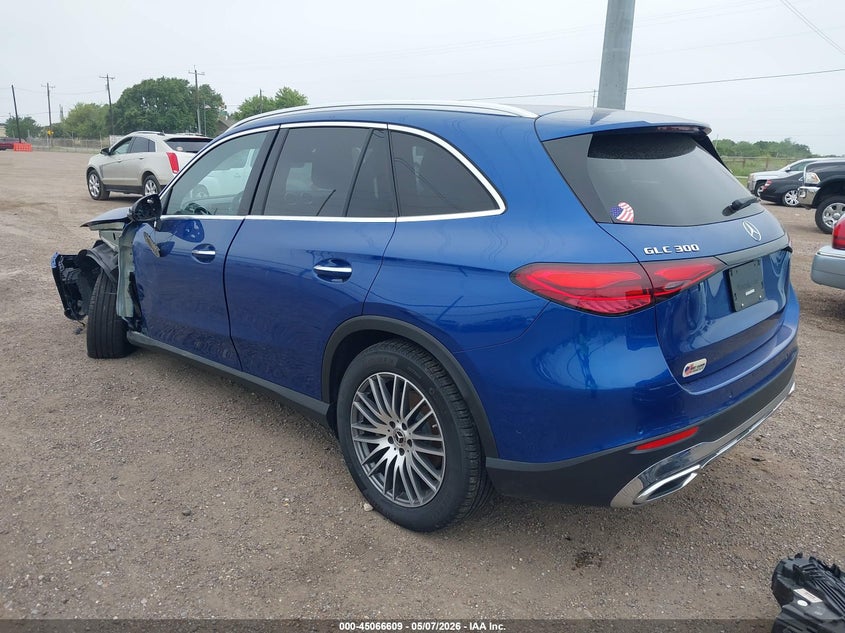 2025 Mercedes-benz Glc VIN W1NKM4GB7SF405874 IAAI salvage auction — FRONT END, Original (Texas), sold $19,000 on 2026-07-21 (photo 3)